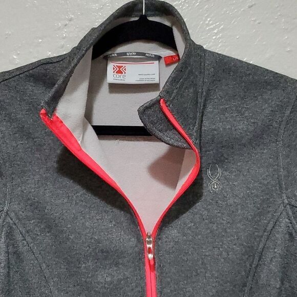 Spyder Core Sweater Full Zip Fleece Lined Jacket or Sweatshirt Size L - Picture 5 of 15